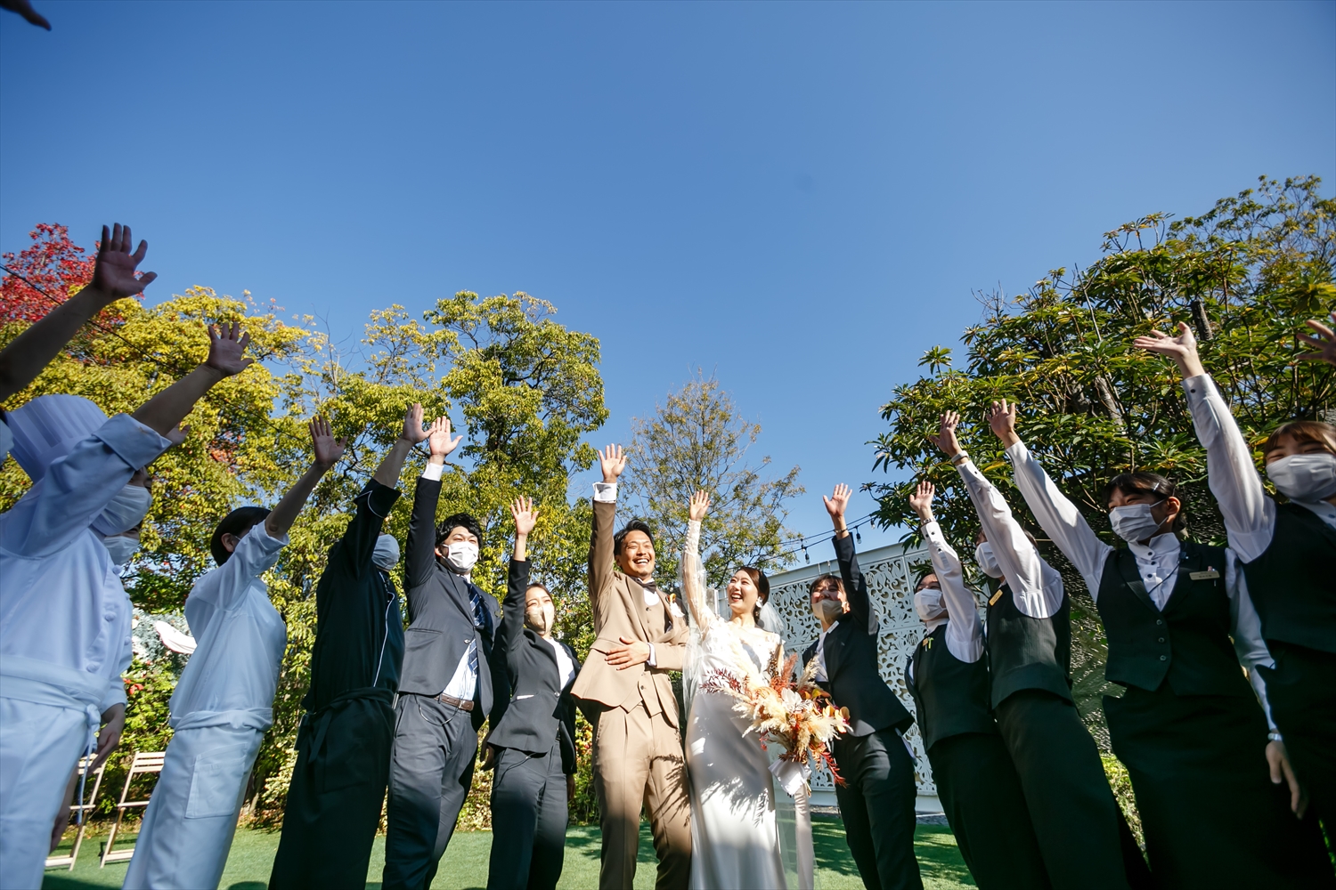 心をひとつにして創り上げる結婚式！